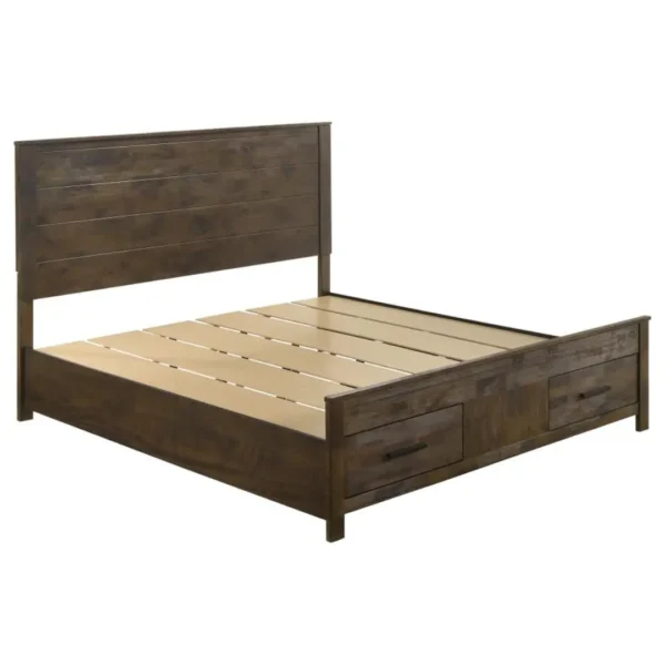 Woodmont Bed Frame with Storage Wood By Coaster Furniture - Image 4