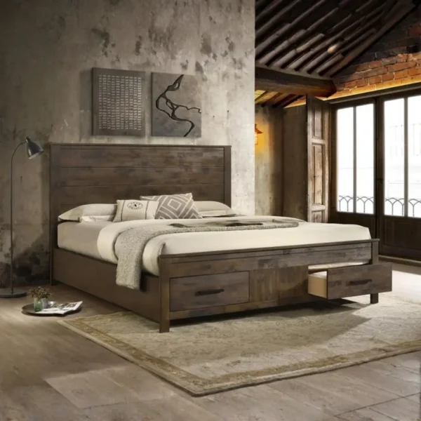 Woodmont Bed Frame with Storage Wood By Coaster Furniture - Image 9