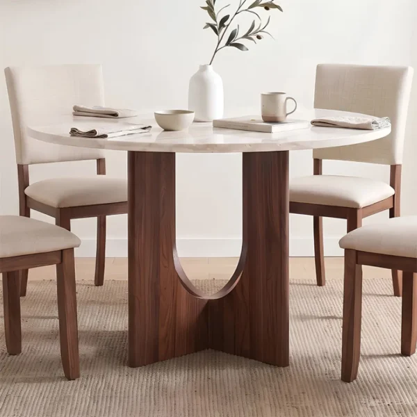 Oberto 5 Piece Wood Dining Set by Furniture of America - Image 6