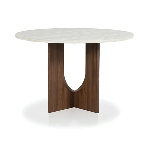 Oberto Round Dining Table by Furniture of America - Image 6