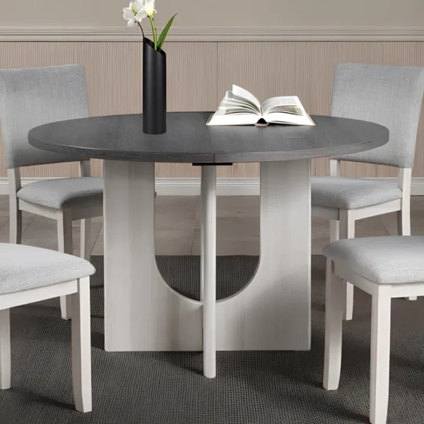 Oberto 5 Piece Wood Dining Set by Furniture of America - Image 9