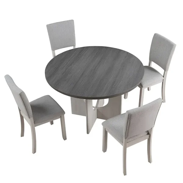 Oberto 5 Piece Wood Dining Set by Furniture of America - Image 10
