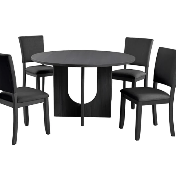 Oberto 5 Piece Wood Dining Set by Furniture of America - Image 7
