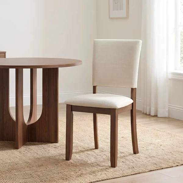 Oberto Solid Wood Side Chair (4/CTN) by Furniture of America - Image 2