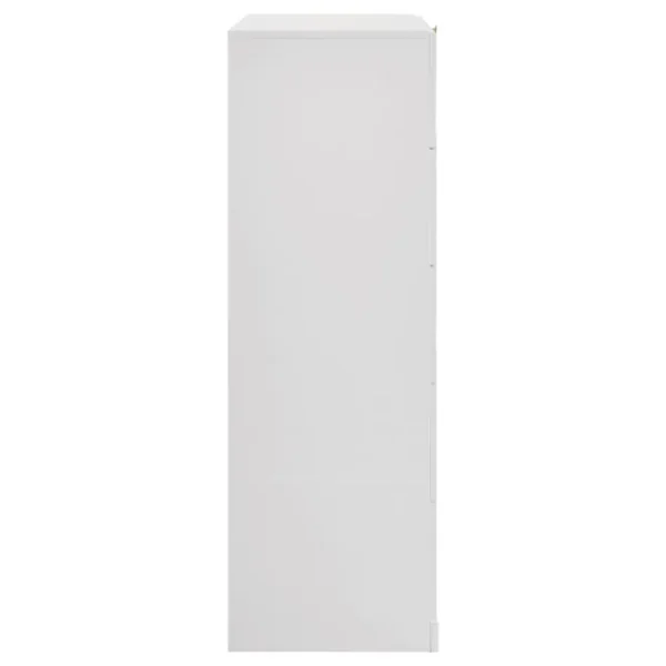 Ines Chest of Drawers White High Gloss By Coaster Furniture - Image 4