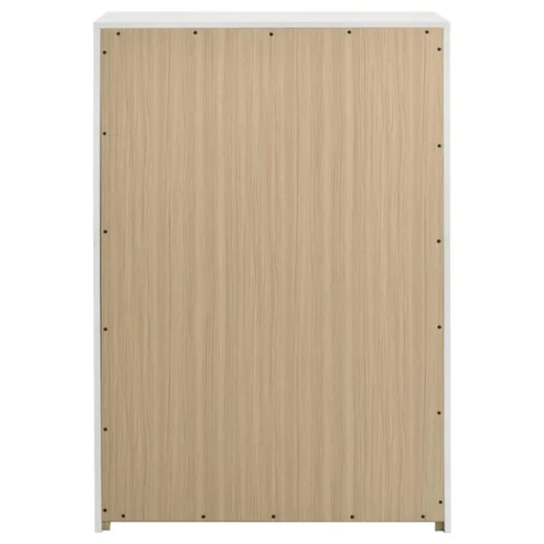 Ines Chest of Drawers White High Gloss By Coaster Furniture - Image 6