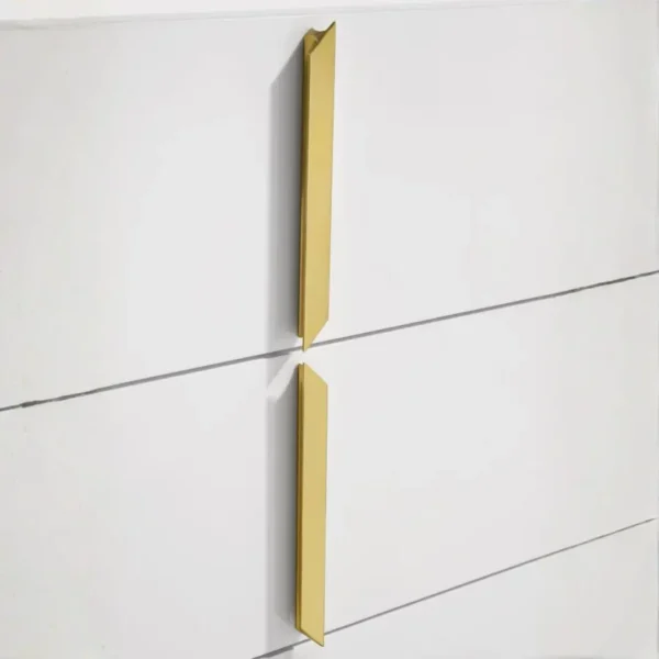 Ines White High Gloss Dresser By Coaster Furniture - Image 7
