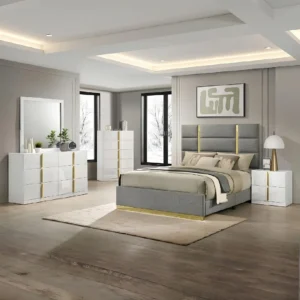 Ines 5 Piece Contemporary Bedroom Set By Coaster Furniture
