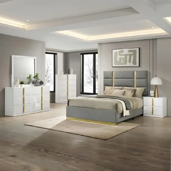 Ines White High Gloss Dresser By Coaster Furniture - Image 9