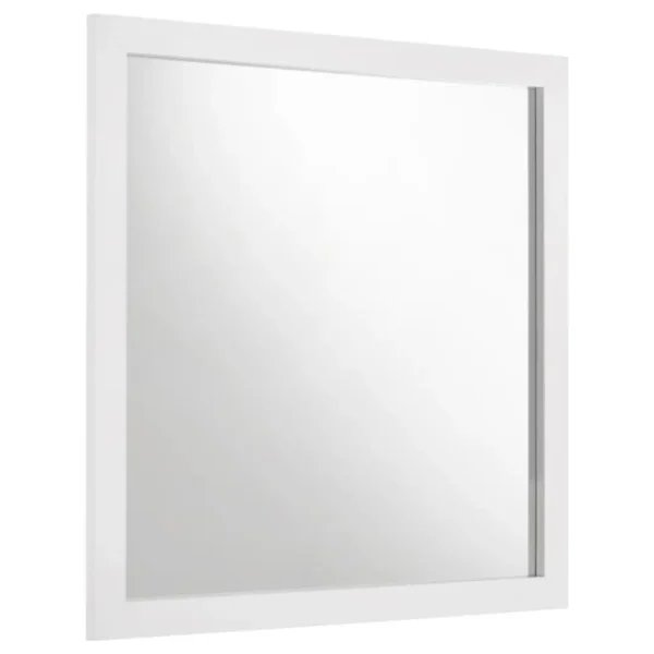 Ines White High Gloss Dresser Mirror By Coaster Furniture - Image 2