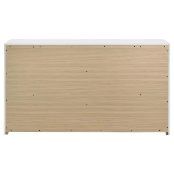 Ines White High Gloss Dresser By Coaster Furniture - Image 4