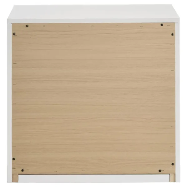 Ines 2 Drawer Nightstand White High Gloss By Coaster Furniture - Image 5