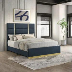 Ines 56-Inch Fabric Upholstered Panel Bed By Coaster Furniture