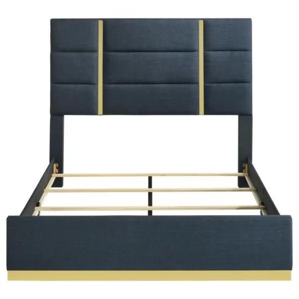 Ines 56-Inch Fabric Upholstered Panel Bed By Coaster Furniture - Image 3