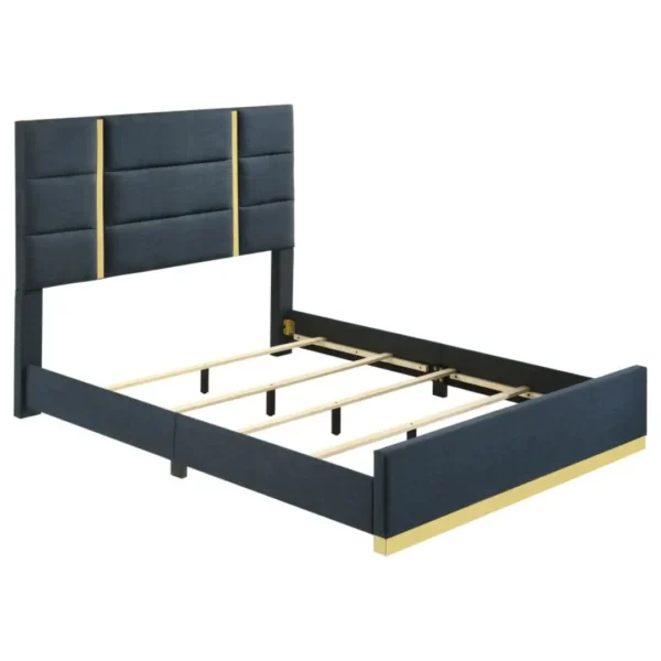 Ines 56-Inch Fabric Upholstered Panel Bed By Coaster Furniture - Image 4