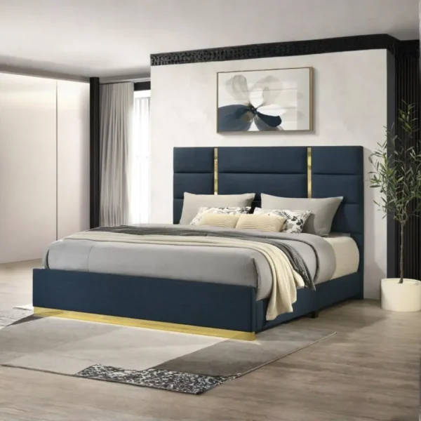 Ines 56-Inch Fabric Upholstered Panel Bed By Coaster Furniture - Image 12