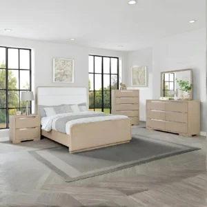 Ladera 5 Piece Bedroom Set Light Elm By Coaster Furniture