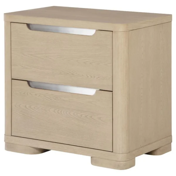Ladera Light Elm Nightstand By Coaster Furniture - Image 3