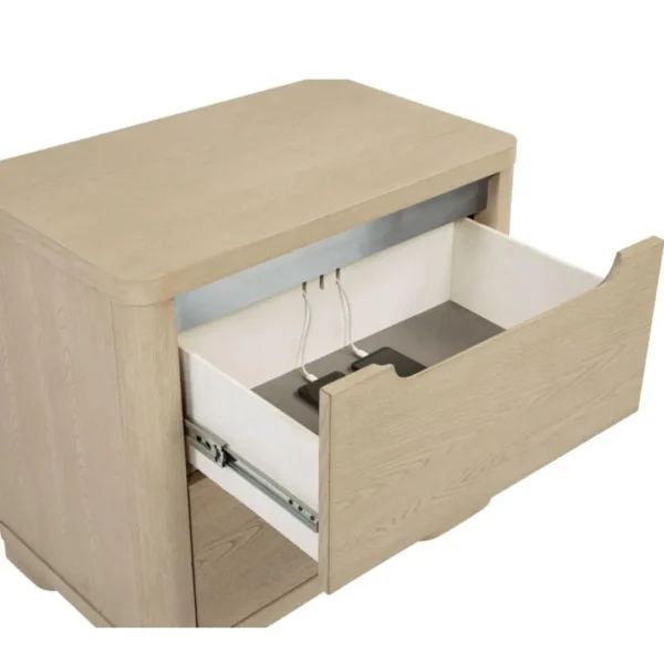 Ladera Light Elm Nightstand By Coaster Furniture - Image 7