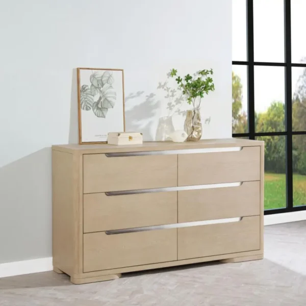 Ladera 5 Piece Bedroom Set Light Elm By Coaster Furniture - Image 5
