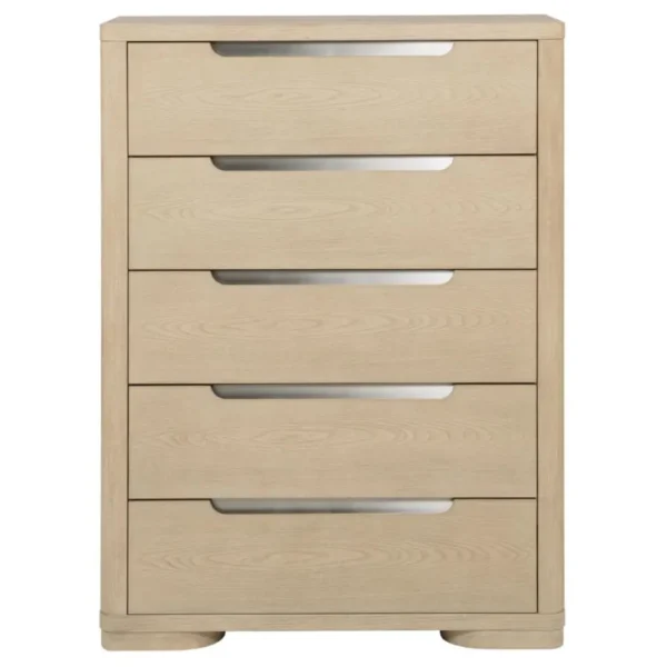 Ladera 5 Drawer Chest of Drawers Light Elm By Coaster Furniture - Image 2