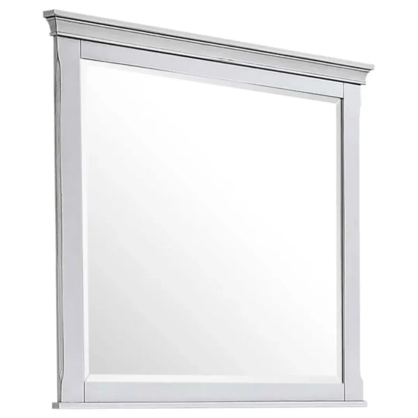 Franco Distressed White Dresser Mirror By Coaster Furniture - Image 2
