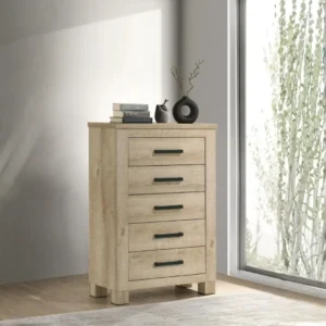 Oakglen Weathered Oak Bedroom Chest By Coaster Furniture