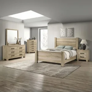 Oakglen 5 Piece Wood Bedroom Set By Coaster Furniture