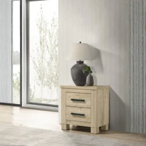 Oakglen Weathered Oak Nightstand By Coaster Furniture