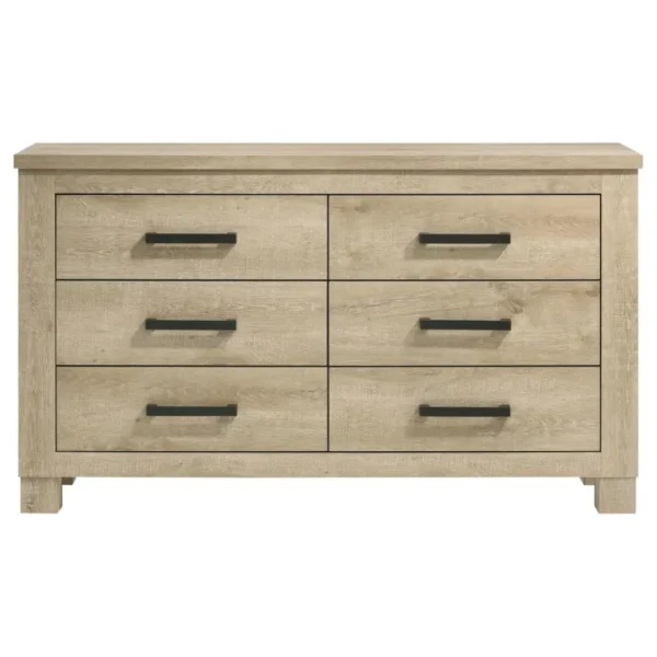 Oakglen Wood Dresser for Bedroom By Coaster Furniture - Image 2