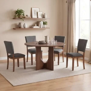 Oberto 5 Piece Wood Dining Set by Furniture of America