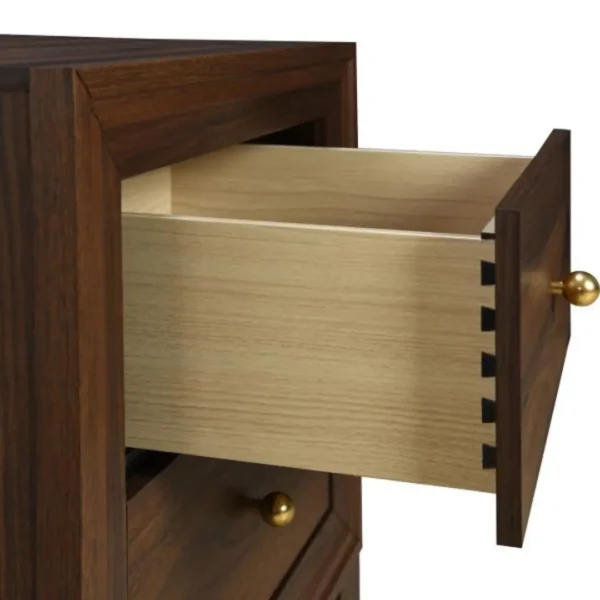 Welsley 2 Drawer Walnut Nightstand By Coaster Furniture - Image 8