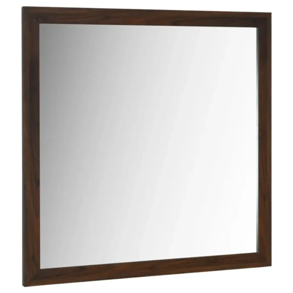 Welsley Walnut Wood Mirror By Coaster Furniture - Image 2