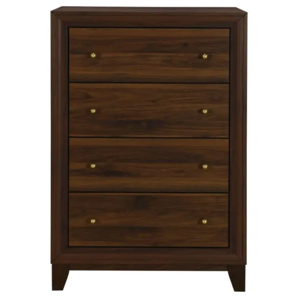 Welsley Walnut Chest of Drawers By Coaster Furniture - Image 2
