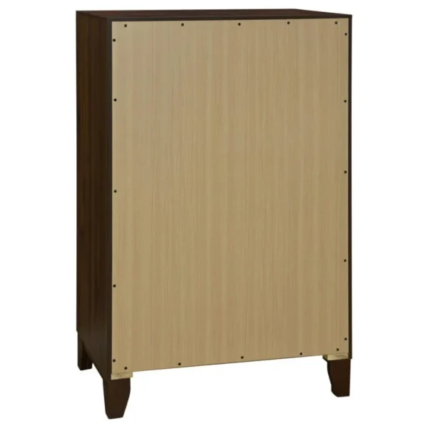 Welsley Walnut Chest of Drawers By Coaster Furniture - Image 5