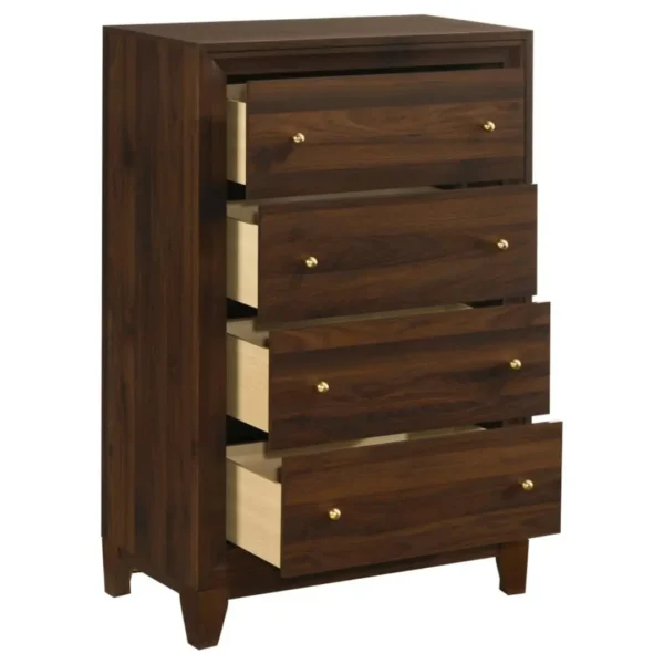 Welsley Walnut Chest of Drawers By Coaster Furniture - Image 7