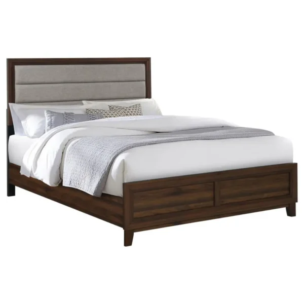 Welsley 50-Inch Walnut Bed Frame By Coaster Furniture - Image 3