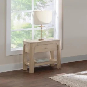 Solano Weathered Mango Nightstand with Drawer By Coaster Furniture
