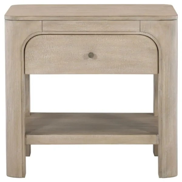 Solano Weathered Mango Nightstand with Drawer By Coaster Furniture - Image 2