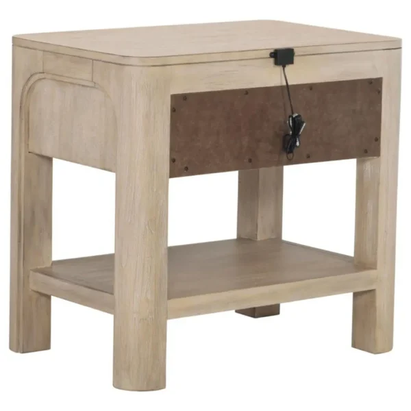 Solano Weathered Mango Nightstand with Drawer By Coaster Furniture - Image 5