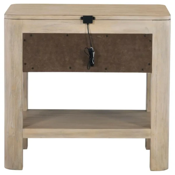 Solano Weathered Mango Nightstand with Drawer By Coaster Furniture - Image 6