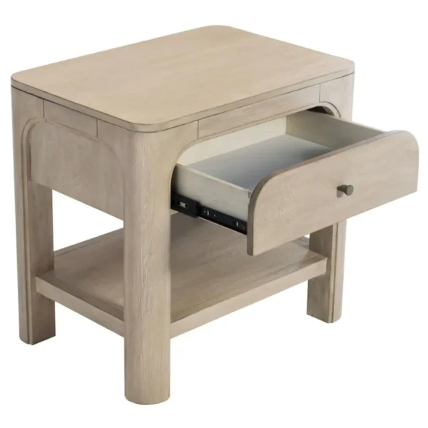 Solano Weathered Mango Nightstand with Drawer By Coaster Furniture - Image 7