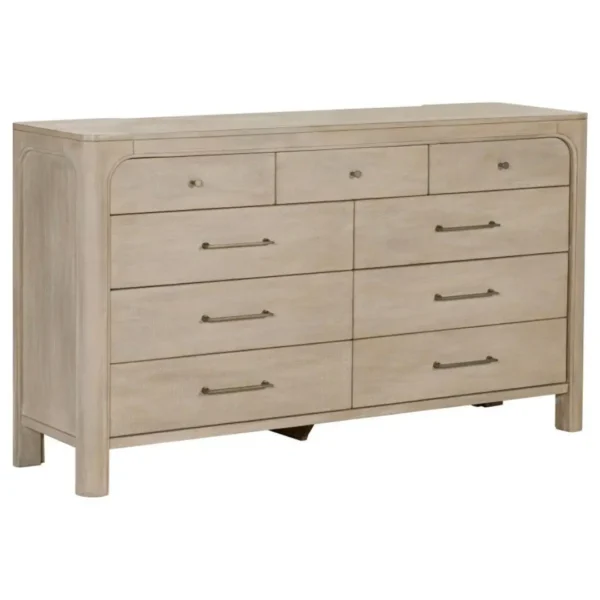 Solano 9 Drawer Mahogany Dresser Cabinet By Coaster Furniture - Image 2