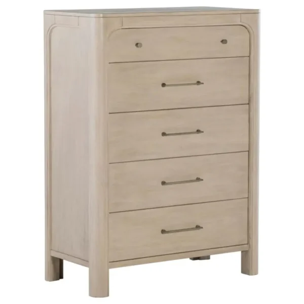 Solano Weathered Mango Chest of Drawers By Coaster Furniture - Image 2
