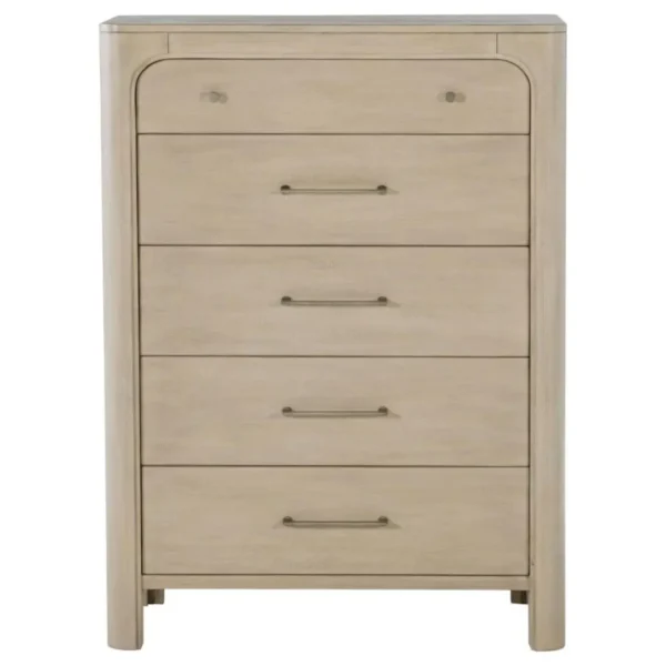 Solano Weathered Mango Chest of Drawers By Coaster Furniture - Image 3
