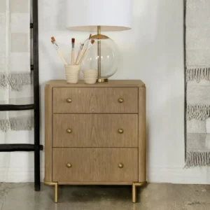 Arini Three Drawer Nightstand By Coaster Furniture