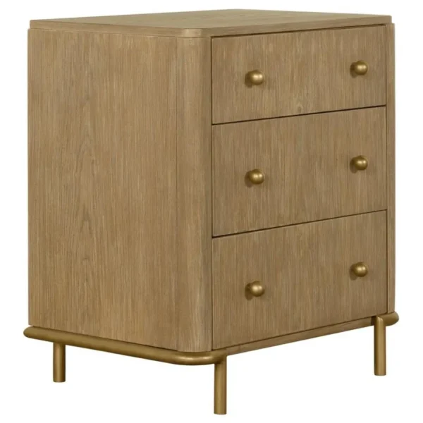 Arini Three Drawer Nightstand By Coaster Furniture - Image 3