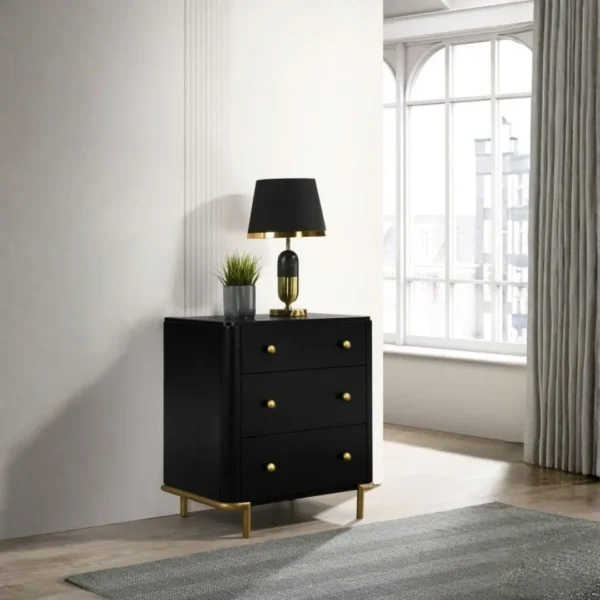 Arini Three Drawer Nightstand By Coaster Furniture - Image 10