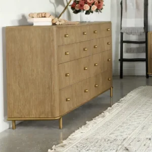 Arini Sand Wash 8-Drawer Dresser By Coaster Furniture