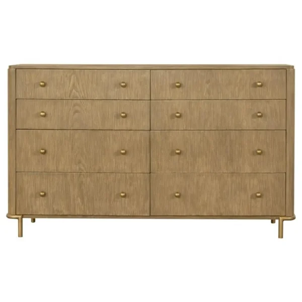 Arini Sand Wash 8-Drawer Dresser By Coaster Furniture - Image 3
